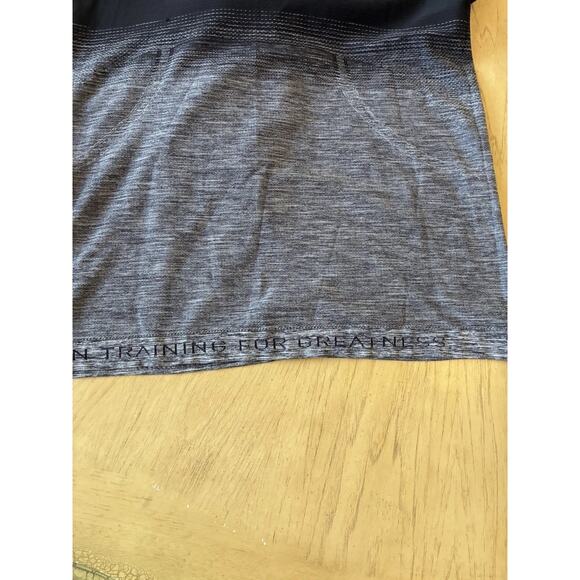 Lululemon Swiftly Tech Long Sleeve Crew Top Size 10 Black White Ombre Activewear - Picture 9 of 16